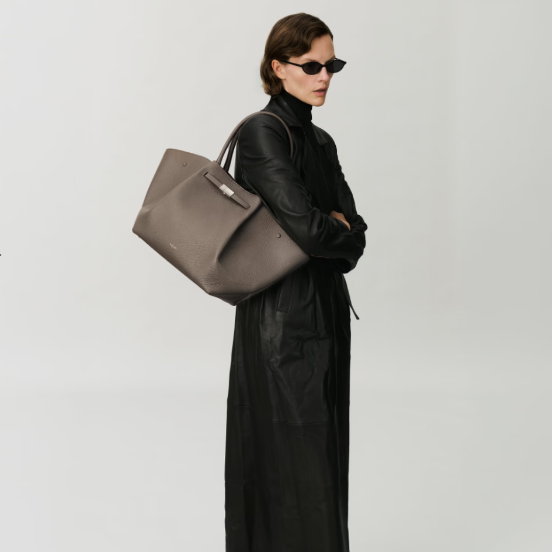 DEMELLIER The New York Large Bag - Taupe închis