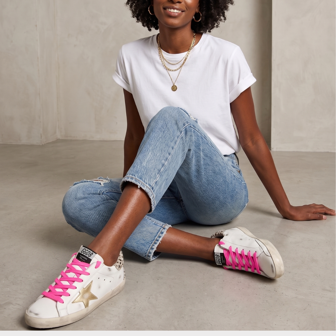 Golden Goose Super Star Sneakers - Roz