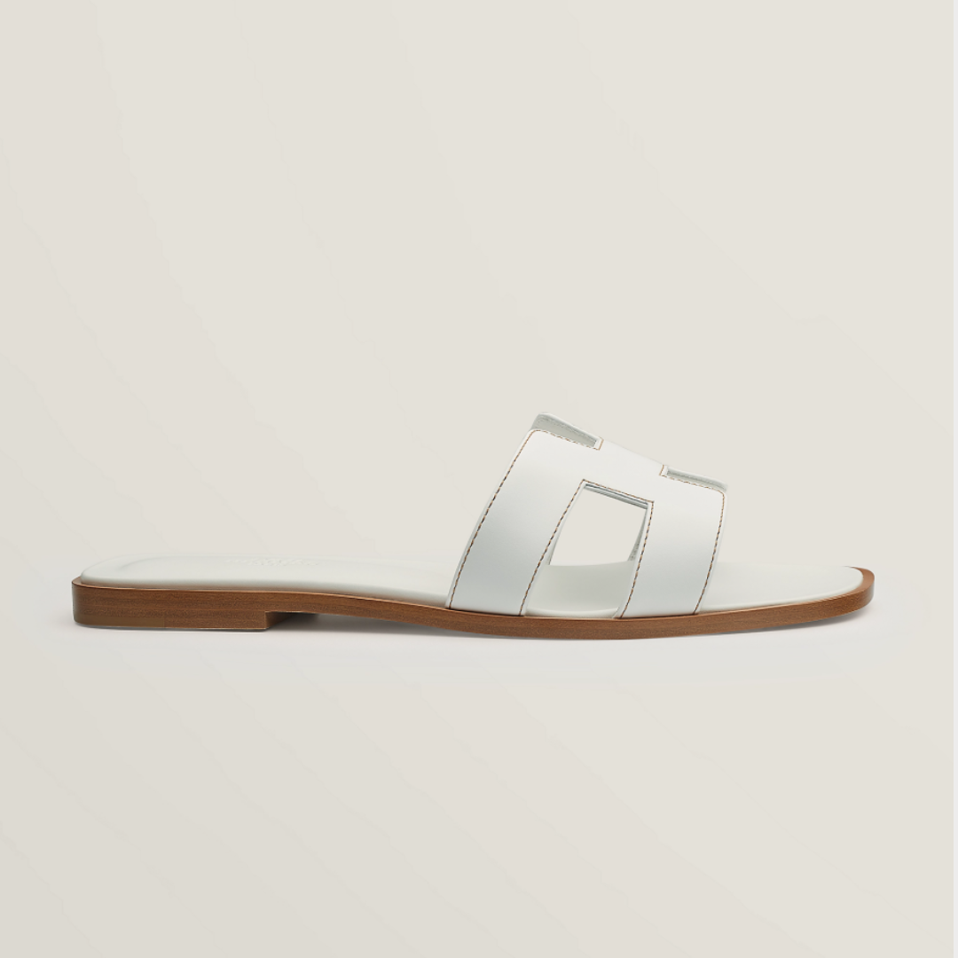 HERMES Oran Sandals - Alb