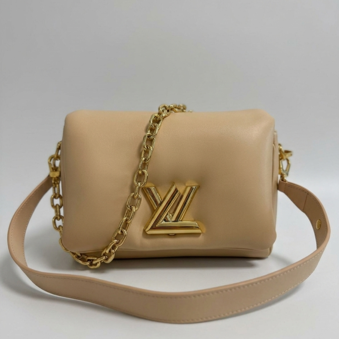 Louis Vuitton Twist Padded Bag - Beige