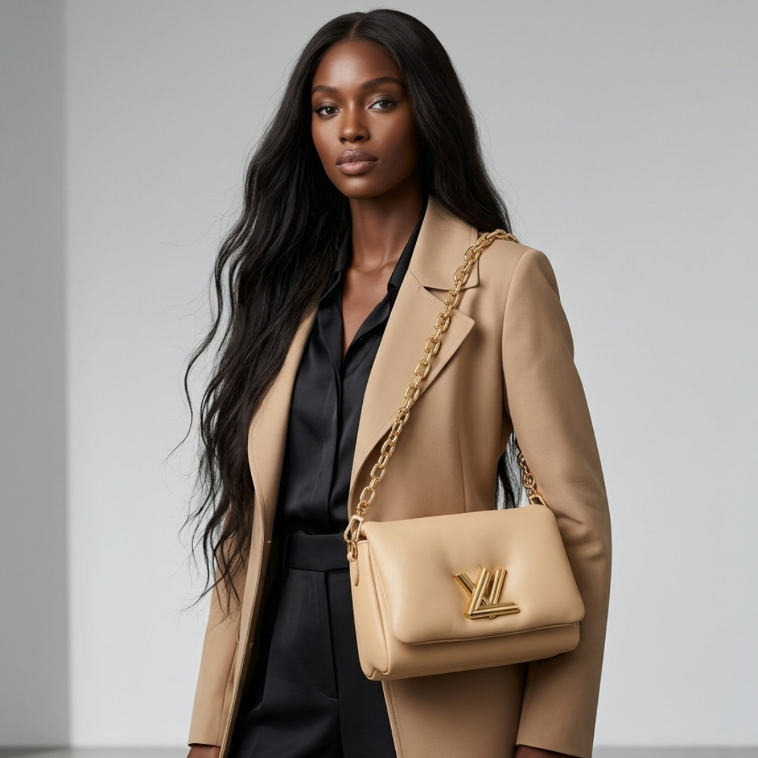 Louis Vuitton Twist Padded Bag - Beige