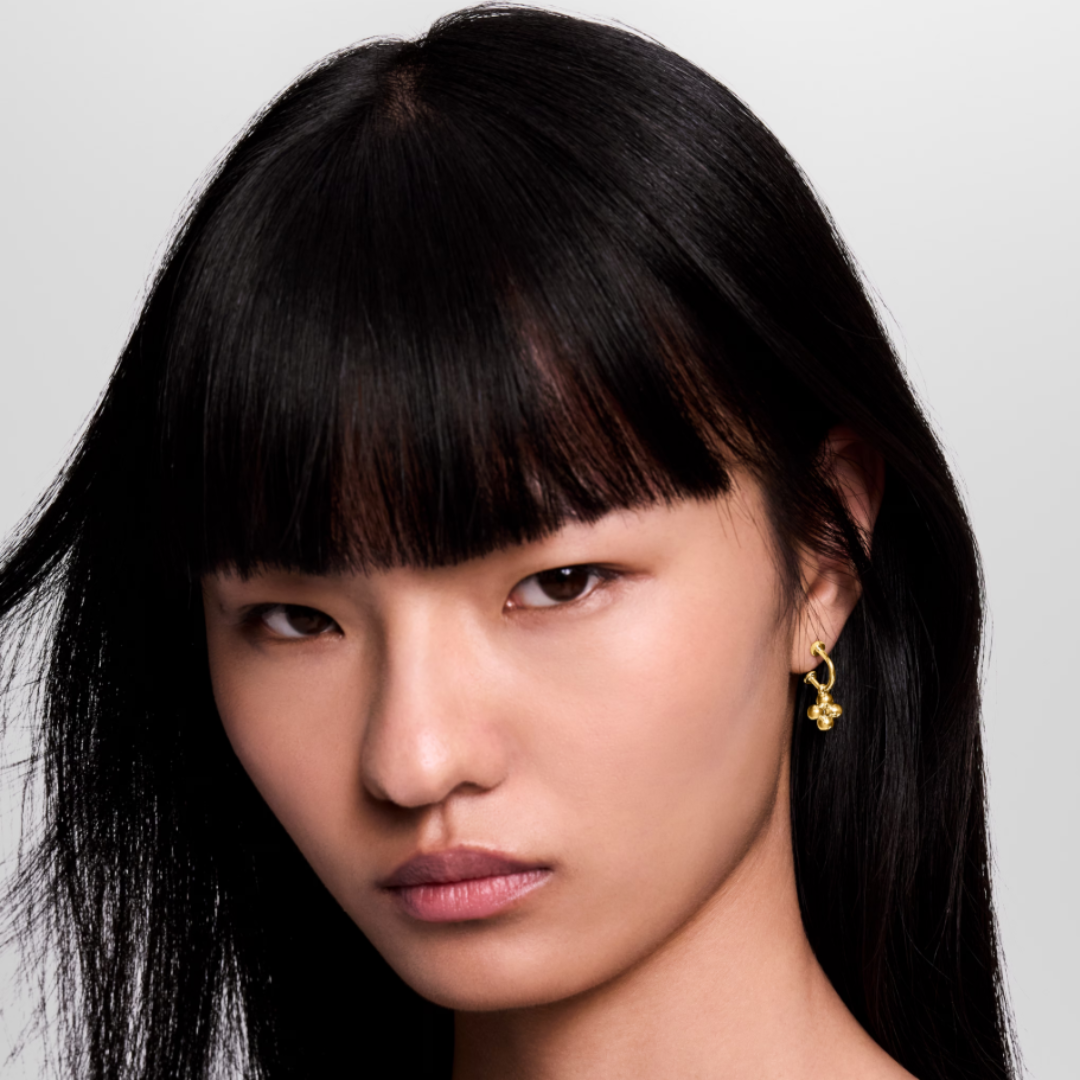 Louis Vuitton Blooming Earrings - Gold